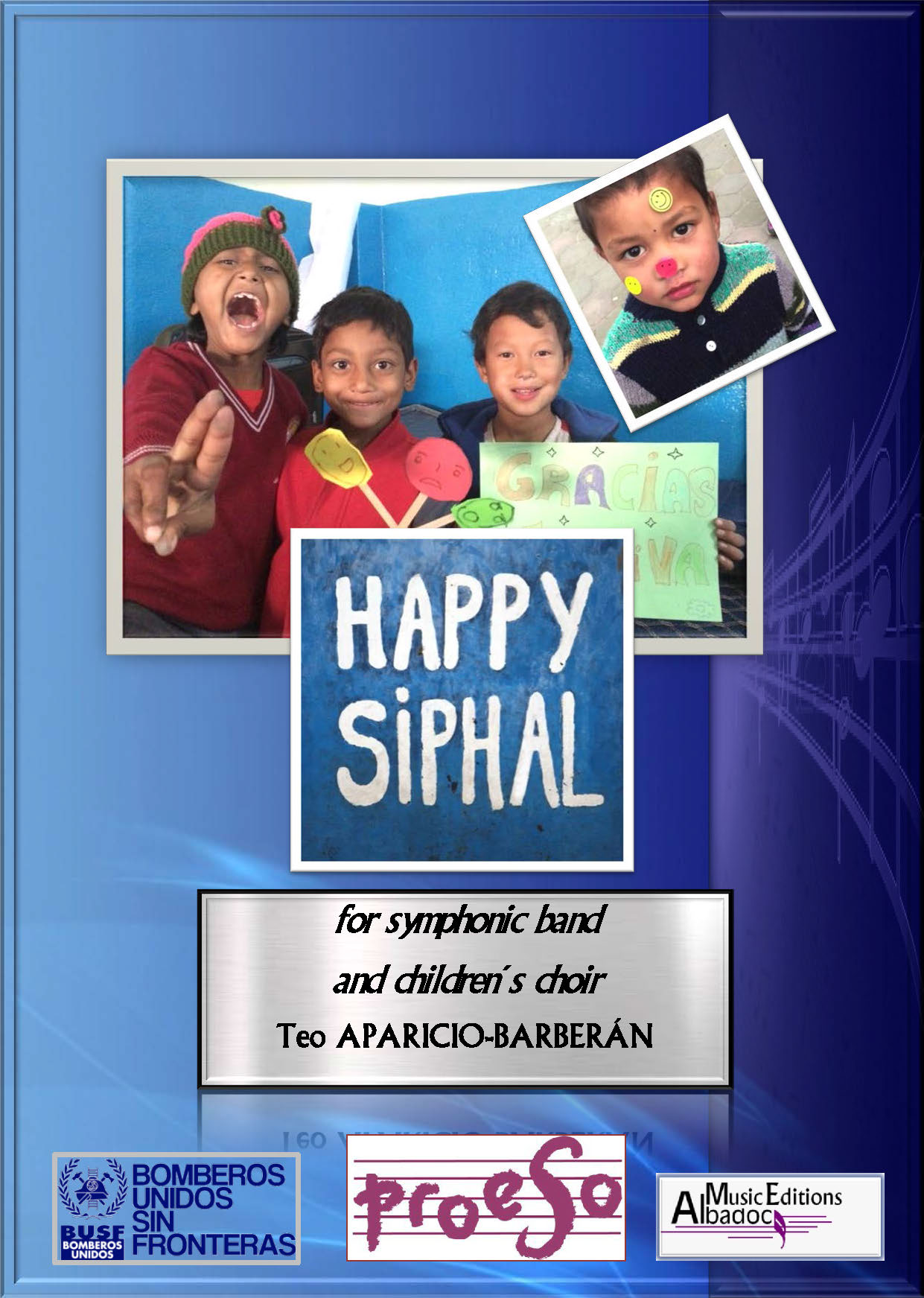 Happy Siphal for young choir and winds